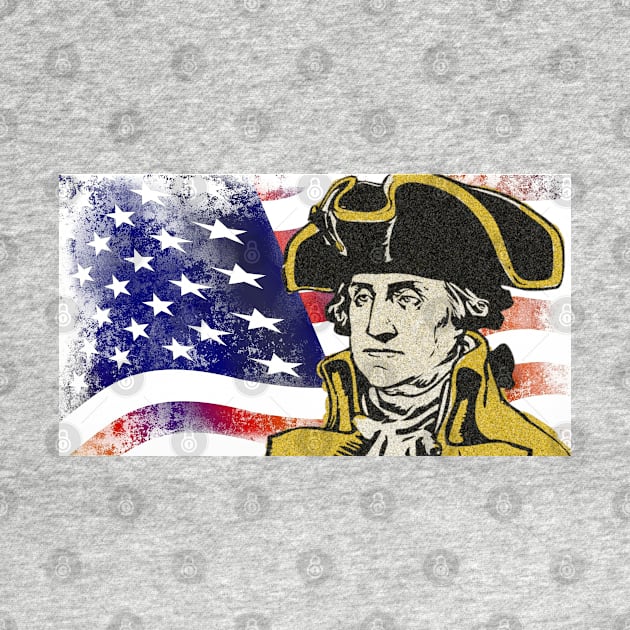 American Flag & President George Washington by sell stuff cheap